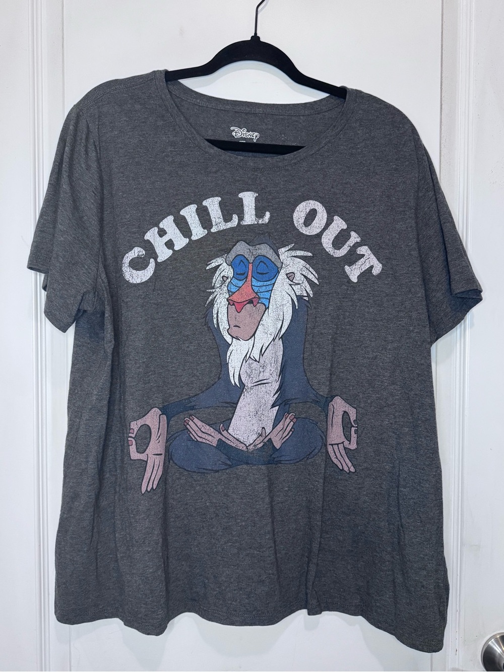 Disney Gray Rafiki 'Chill Out' Graphic Tee